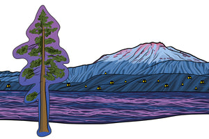 Sticker Volcán Osorno, Tronador y Volcán Calbuco