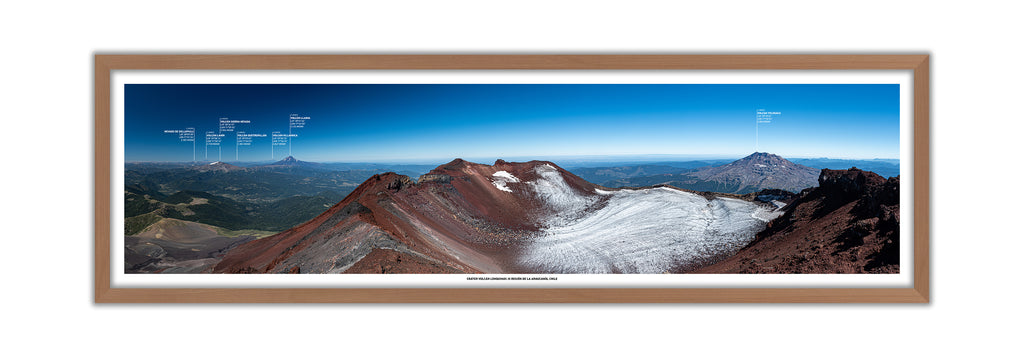 Panorámica Cráter Volcán Lonquimay 30x110 Marco Rauli 2x2