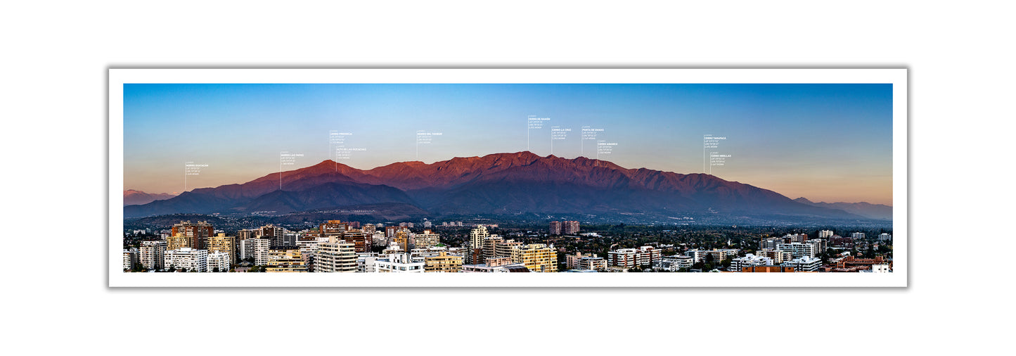 Panorámica Sierra de Ramón Atardecer 2